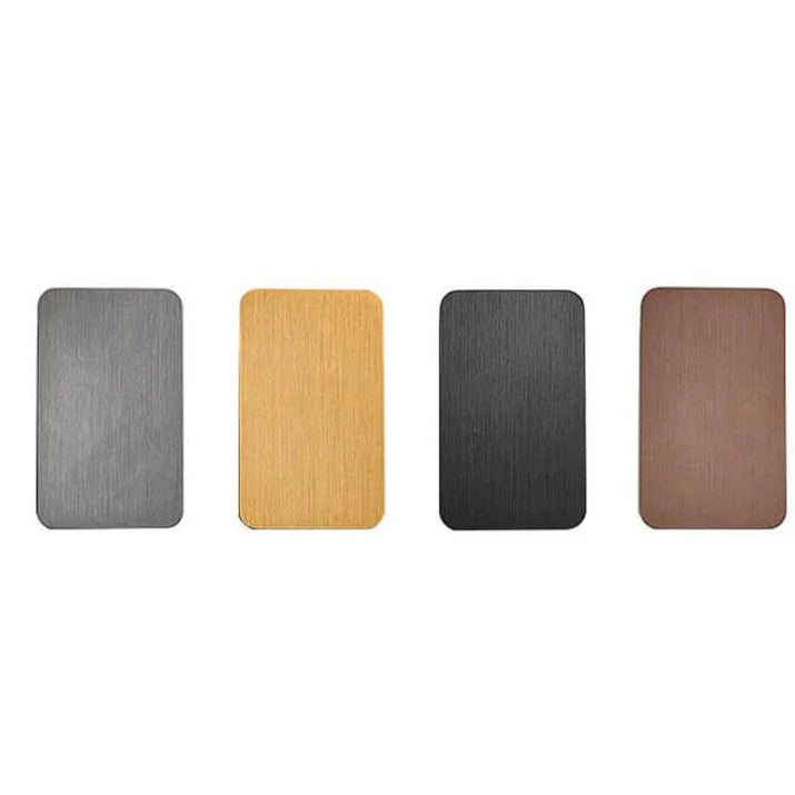 Nordic Minimalist Aluminum Rectangular Flat Panel 2-Light LED Wall Sconce