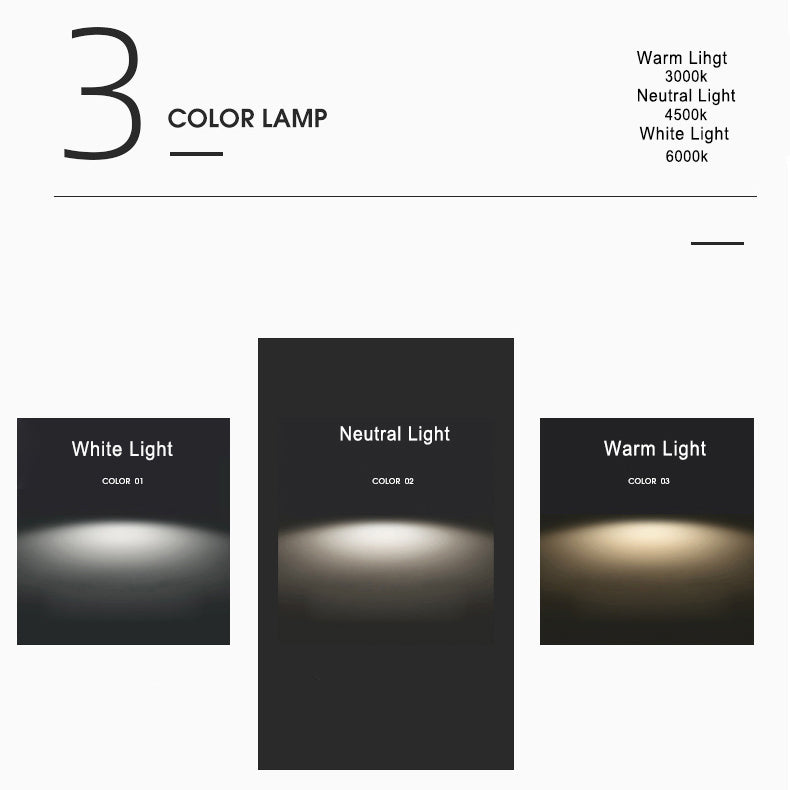 Nordic Minimalist Round Walnut-Grain LED Flush-Mount Ceiling Light