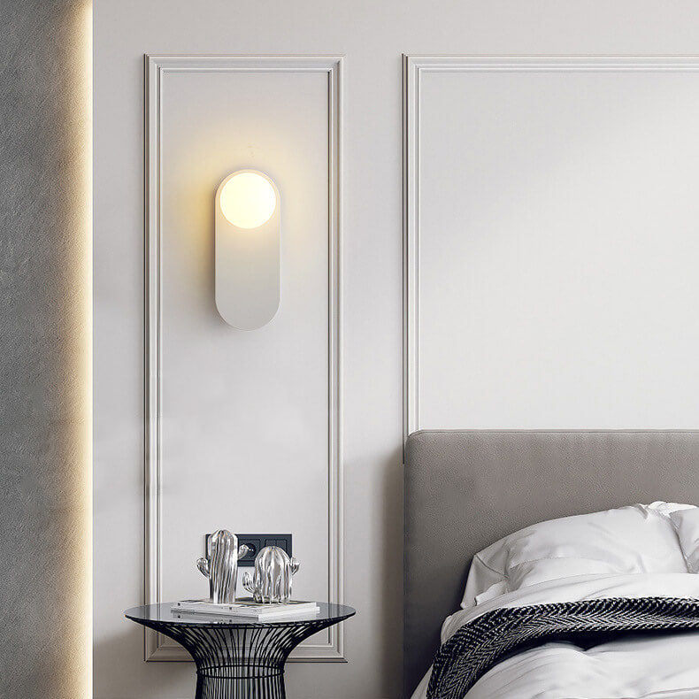 Nordic Minimalist Glass Ring Wall Sconce – Single-Light Modern Lamp