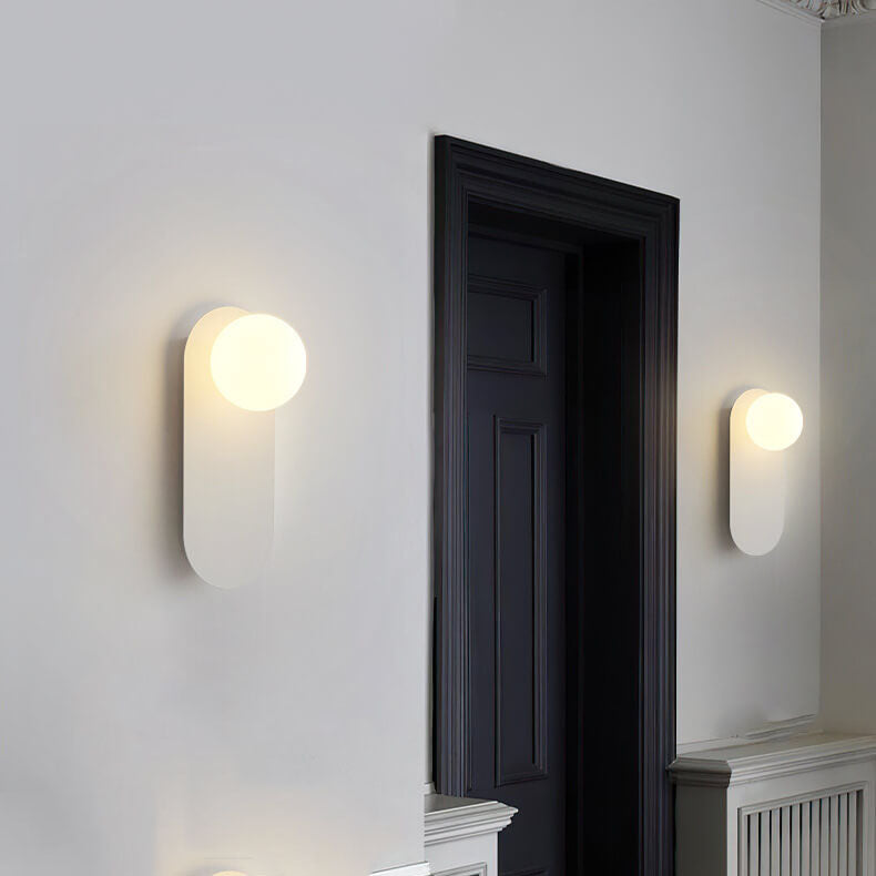 Nordic Minimalist Glass Ring Wall Sconce – Single-Light Modern Lamp