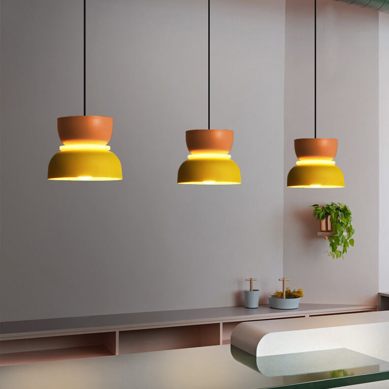 Nordic Colorful Macaron 1-Light LED Pendant Lamp – Modern Stylish Ceiling Light