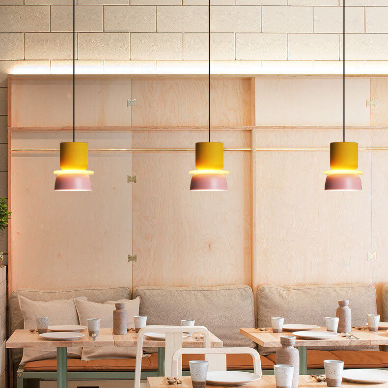 Nordic Colorful Macaron 1-Light LED Pendant Lamp – Modern Stylish Ceiling Light