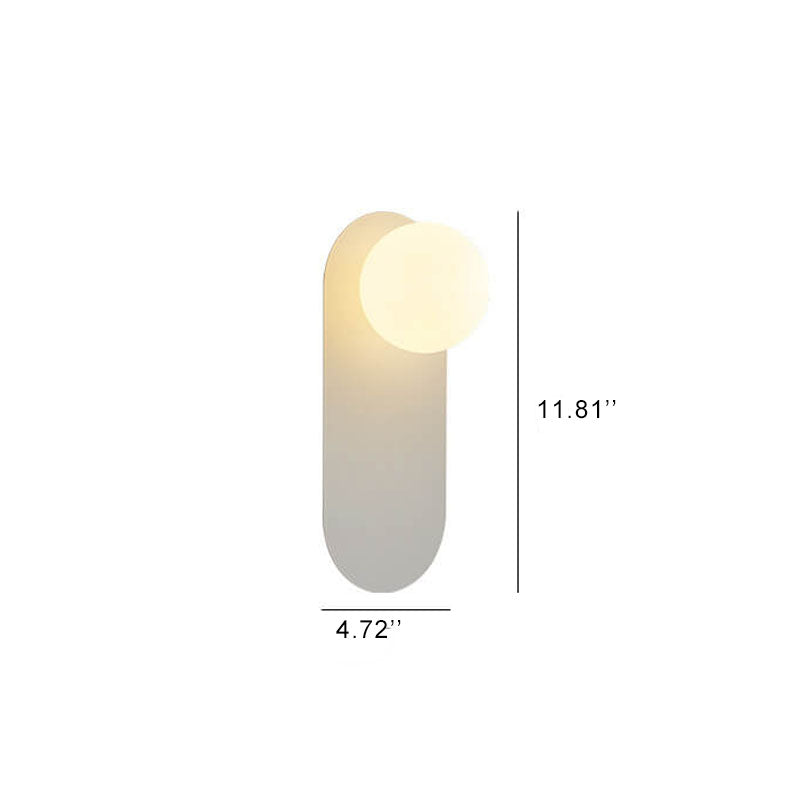 Nordic Minimalist Glass Ring Wall Sconce – Single-Light Modern Lamp