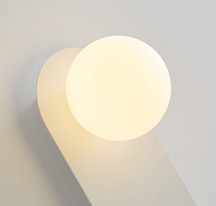 Nordic Minimalist Glass Ring Wall Sconce – Single-Light Modern Lamp