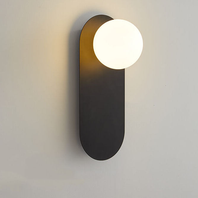Nordic Minimalist Glass Ring Wall Sconce – Single-Light Modern Lamp