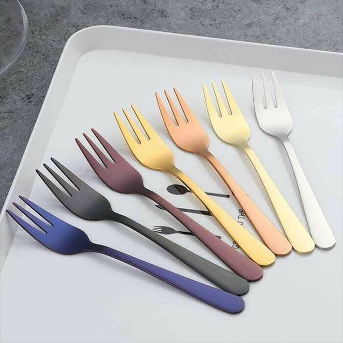 Stainless Steel Salad Fork Set, 4 or 7 Piece