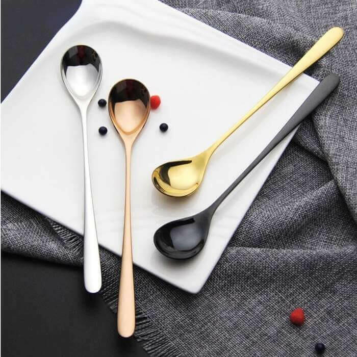 Stainless Steel Dessert Spoon Set, 4 or 7 Piece