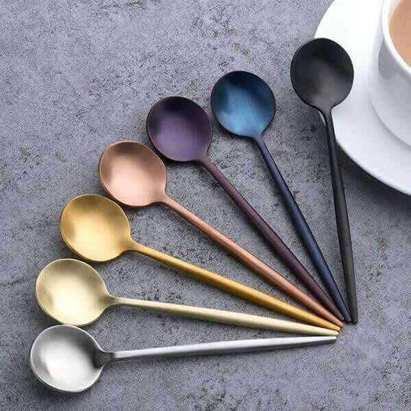 Stainless Steel Teaspoon Set, 4 or 7 Piece