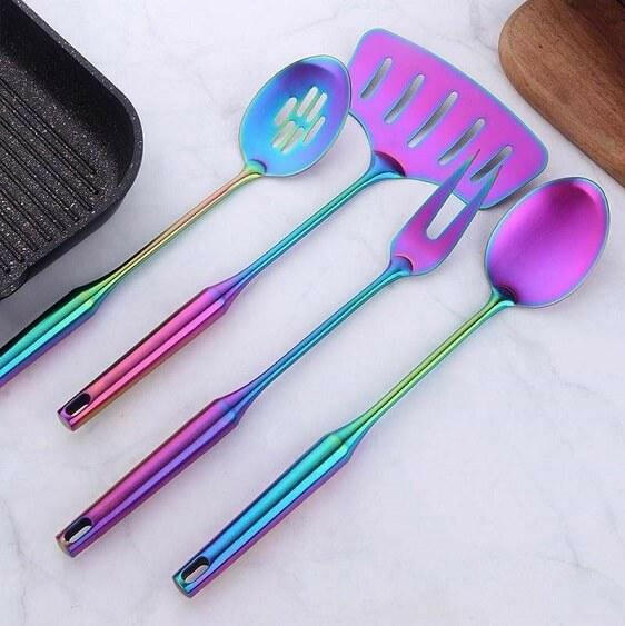 Stainless Steel Cooking Utensil Set, 4 Piece