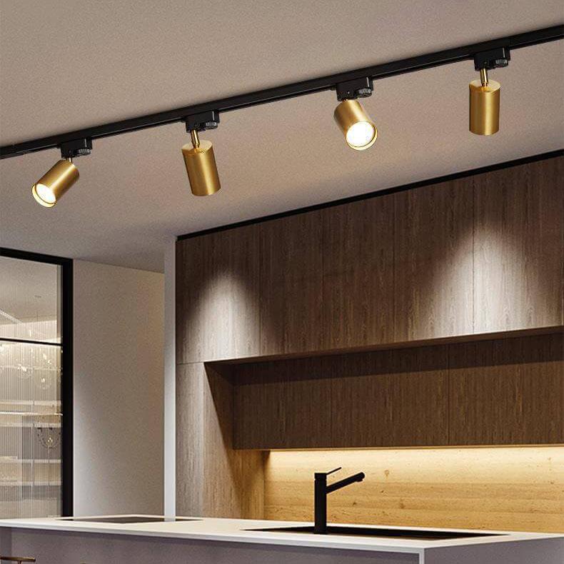 Modern Tubular Track Lighting 3/4/5-Light LED Flush Mount Ceiling Fixture