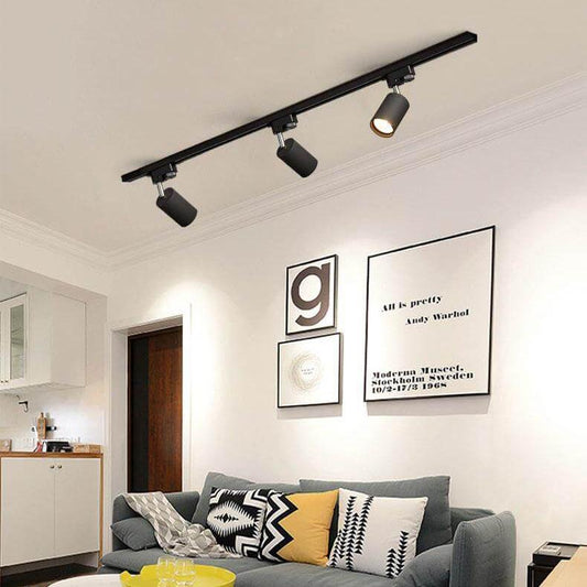Modern Tubular Track Lighting 3/4/5-Light LED Flush Mount Ceiling Fixture