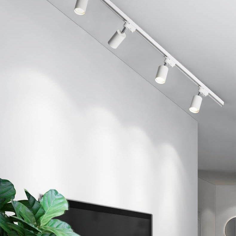 Modern Tubular Track Lighting 3/4/5-Light LED Flush Mount Ceiling Fixture