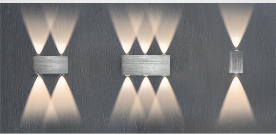 Aluminum LED Cube Wall Light