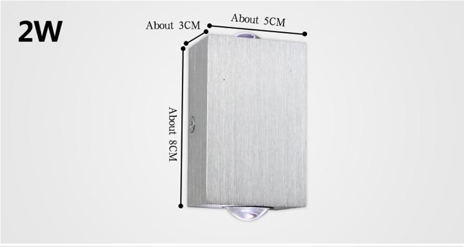Aluminum LED Cube Wall Light