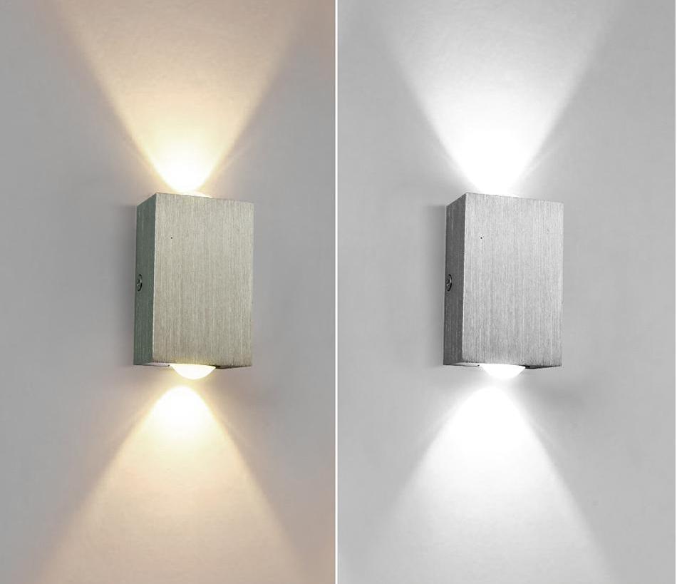 Aluminum LED Cube Wall Light