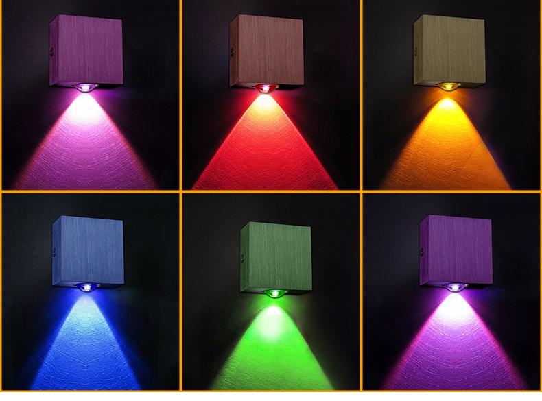 Aluminum LED Cube Wall Light