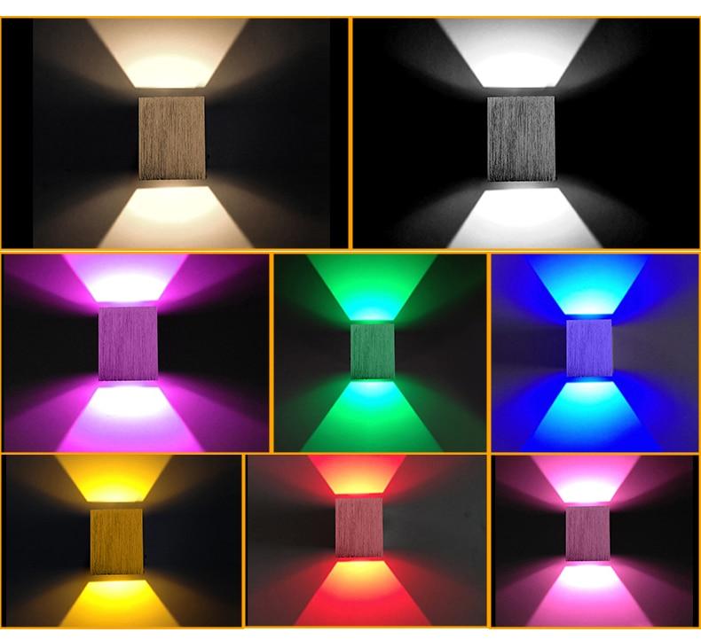 Aluminum LED Cube Wall Light