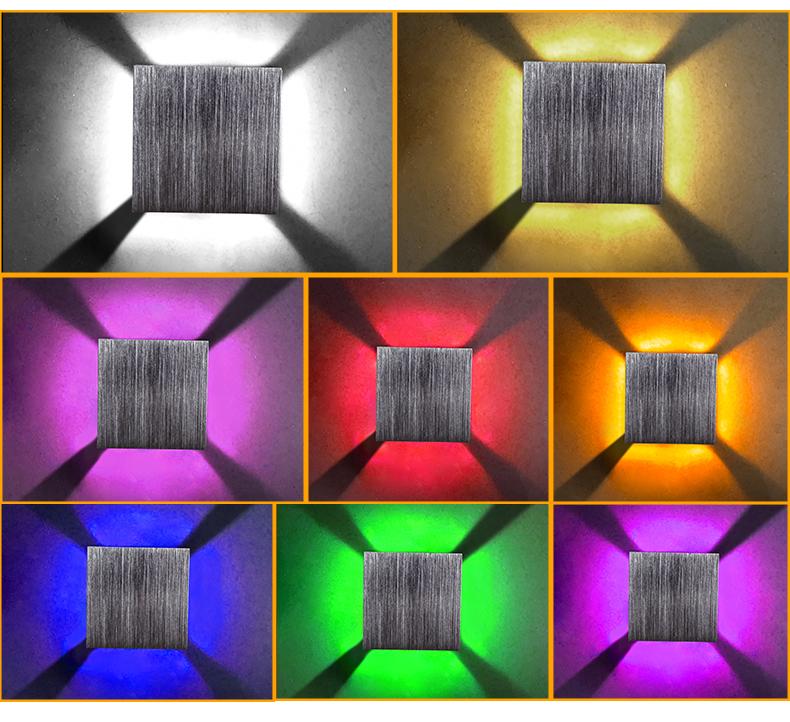 Aluminum LED Cube Wall Light